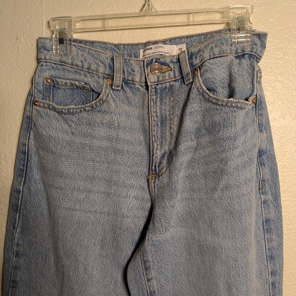 Garage Denim Classic Blue Denim Jeans Dize 03 -26 Vintage Straight Pre-owned - Picture 3 of 6